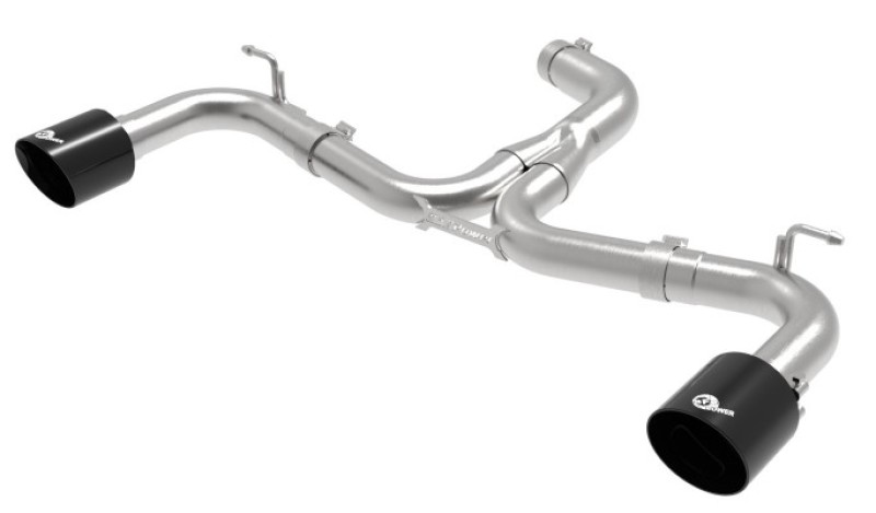 Volkswagen GTI Performance Exhaust - aFe - Axle Back, MACH Force-Xp - Black - `18-`20
