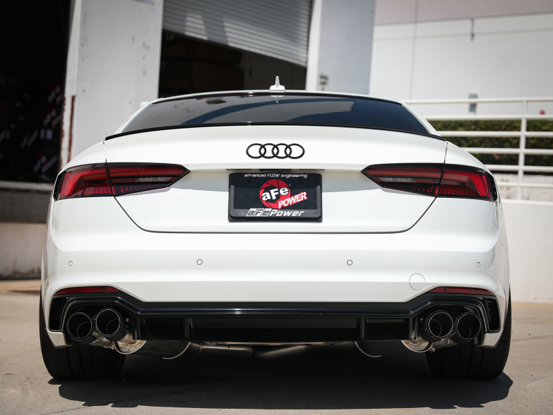 Audi RS5 Performance Exhaust - aFe - Mach Force-Xp, Axle-Back - Carbon - `18-`20