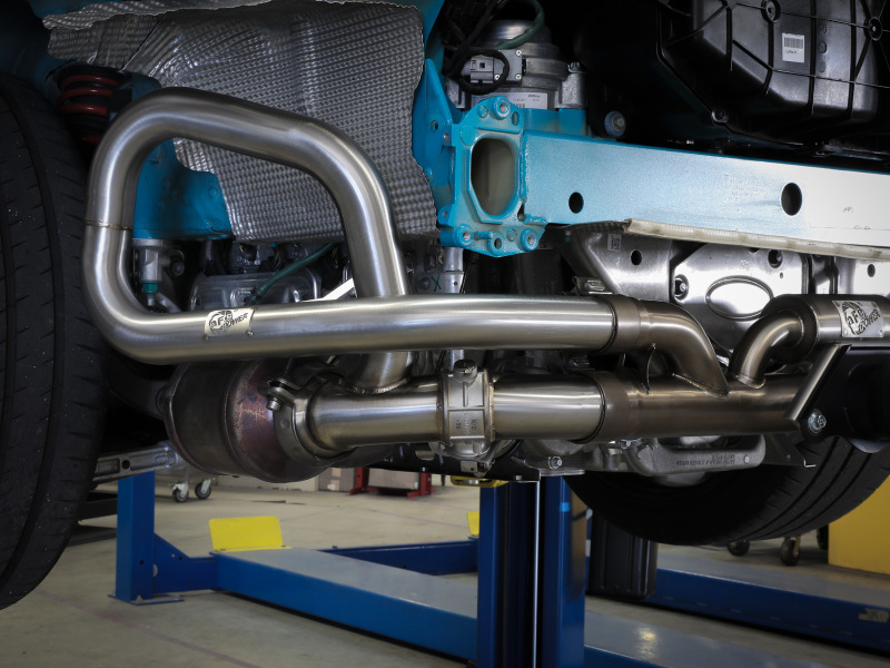 Porsche 911 GT3 Performance Exhaust - aFe - MACH Force-Xp Cat-Back w/ Carbon Tips - `14-`16