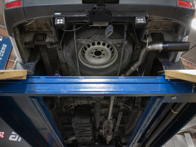 Mercedes-Benz Sprinter 3500 Performance Exhaust - aFe - Vulcan Series 3in 304SS DPF-Back - Black - `10-`25