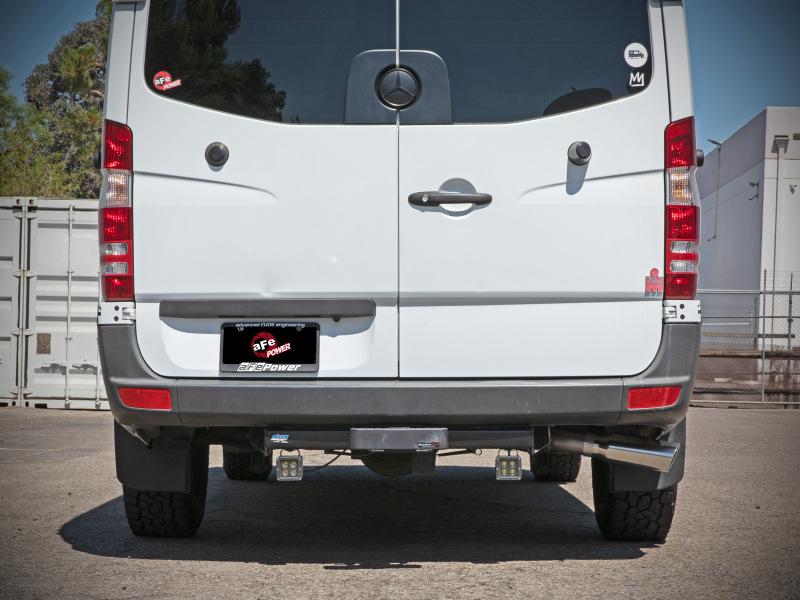 Mercedes-Benz Sprinter 2500 Performance Exhaust - aFe - Vulcan Series 3in 304SS DPF-Back - Polished - `10-`25