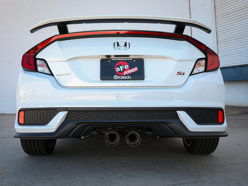 Honda Civic SI Coupe Performance Exhaust - aFe - Cat Back, Takeda - `17-`20