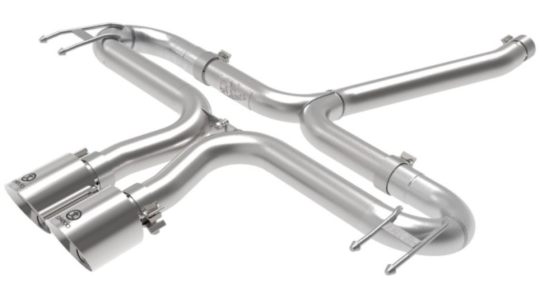 Honda Civic Sport Performance Exhaust - Rear - aFe - Axle Back, Takeda 2-1/2in 304 Stainless Steel - Polished - `17-`20