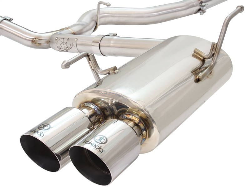 Subaru WRX STI Performance Exhaust - aFe - Takeda 3in SS Cat Back - Polished - `15-`20