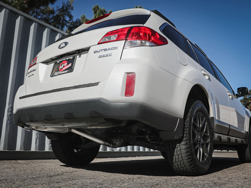 Subaru Outback Performance Exhaust - aFe - Cat Back 2.25 to 2.5in 304SS Takeda - `10-`14