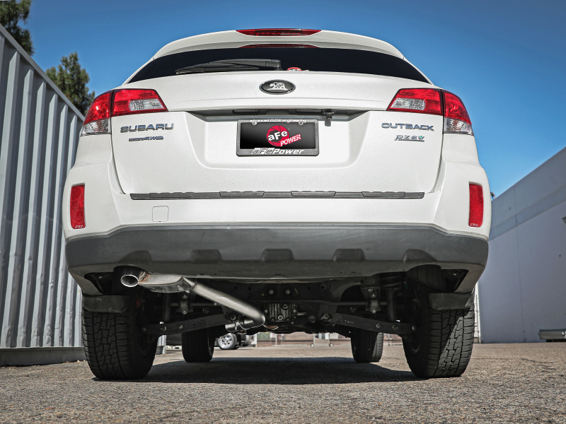 Subaru Outback Performance Exhaust - aFe - Cat Back 2.25 to 2.5in 304SS Takeda - `10-`14