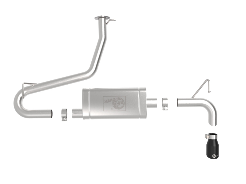 Hyundai Kona Performance Exhaust - aFe - Takeda 2.5in 304 SS Axle-Back Exhaust - Black - `18-`22