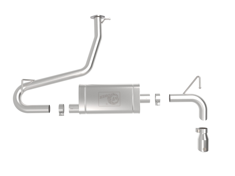 Hyundai Kona Performance Exhaust - Rear - aFe - Axle-Back, 304 SS - Polished - `18-`22