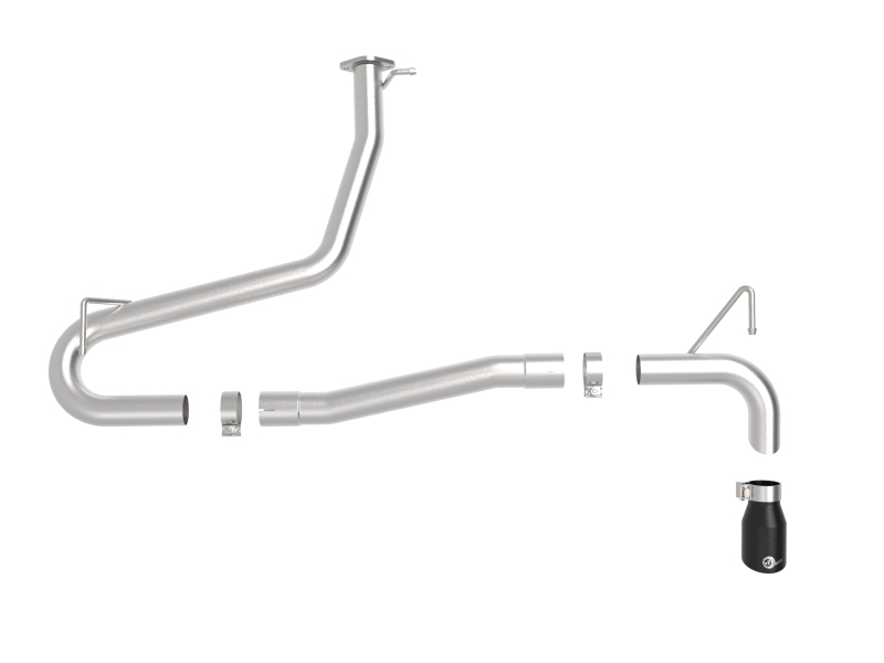 Hyundai Kona Performance Exhaust - aFe - Takeda Axle-Back 2.5in 304 SS w/o Muffler - Black - `18-`22