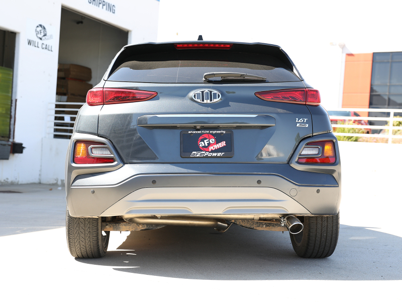 Hyundai Kona Performance Exhaust - Rear - aFe - Axle Back - Polished - `18-`22