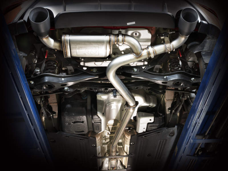 Hyundai Kona N Performance Exhaust - aFe - Takeda Cat Back - Polished - `22-`23