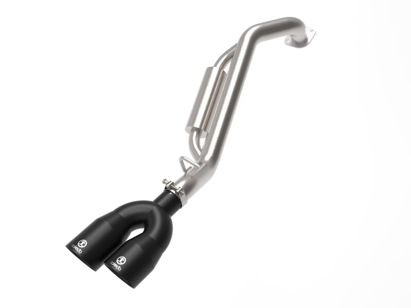 Hyundai Kona Performance Exhaust - aFe - Takeda Axle-Back, 2-1/2in 304 Stainless Steel - Black - `24-`26