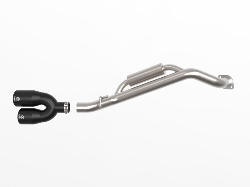 Hyundai Kona Performance Exhaust - aFe - Takeda Axle-Back, 2-1/2in 304 Stainless Steel - Black - `24-`26
