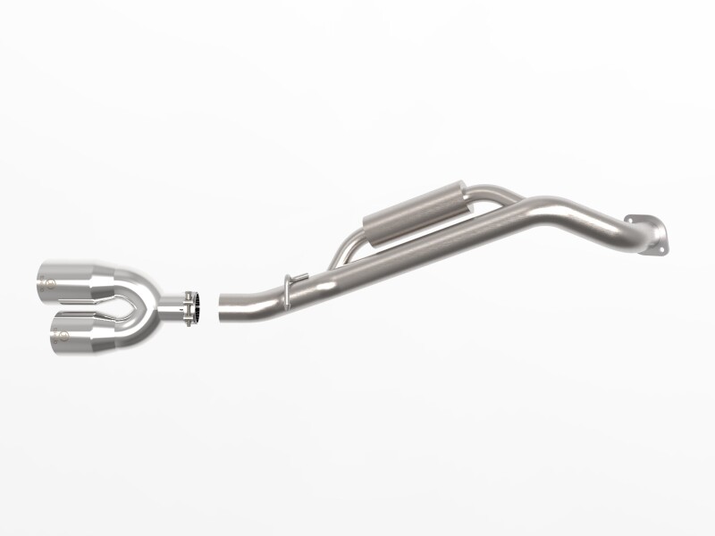 Hyundai Kona Performance Exhaust - aFe - Takeda 2-1/2 IN 304 Stainless Steel Axle-Back - Polished - `24-`26