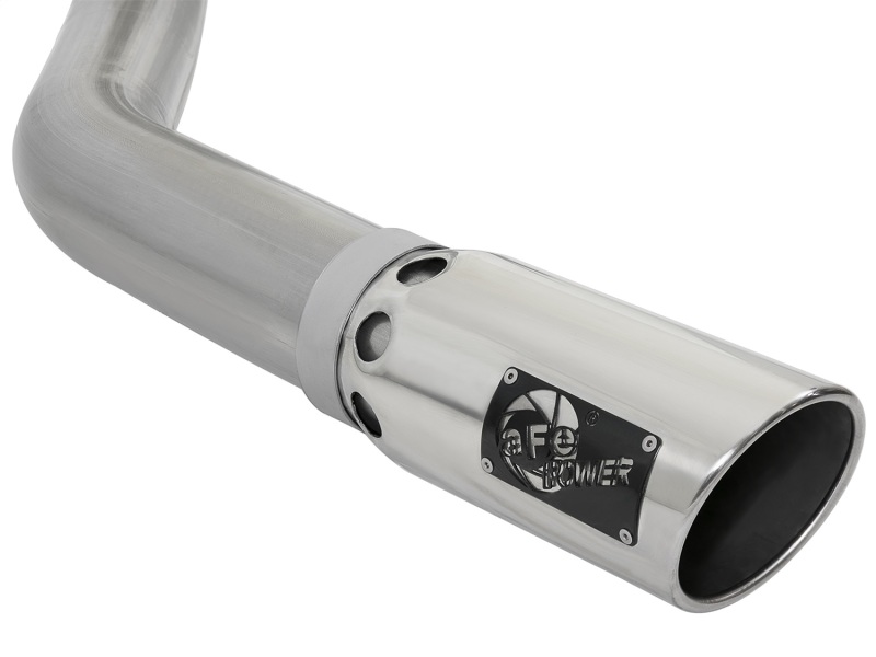 Dodge Trucks Performance Exhaust - aFe - Large Bore-HD 4in 409-SS DPF-Back - Polished - `07-`12
