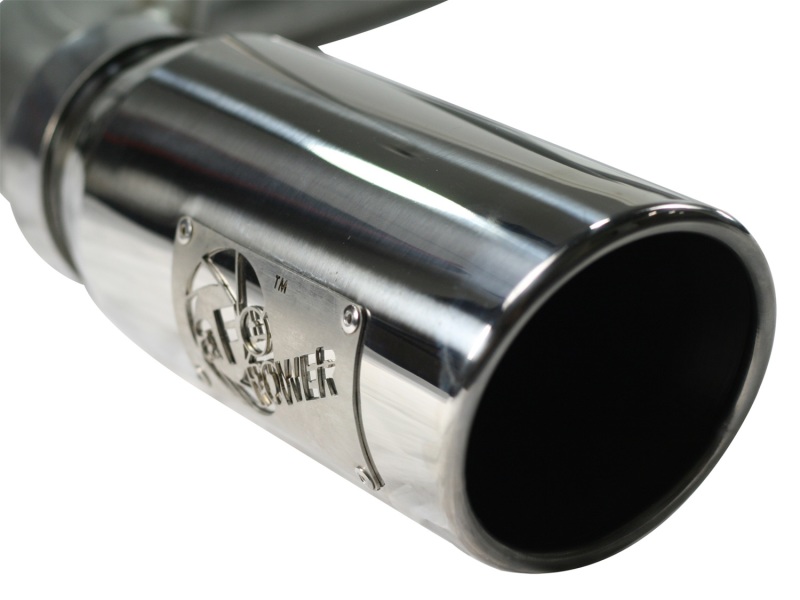 Dodge Ram 1500 Performance Exhaust - aFe - MACH Force-XP Cat-Back, 3 in, Dual Polished Tips, SS-409 - Polished - `09-`10
