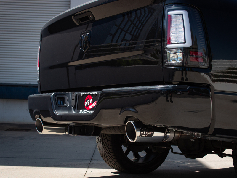 RAM 1500 Classic Performance Exhaust - aFe - Apollo GT Series 3 IN 409 Stainless Steel Cat-Back - Polish - `19-`24
