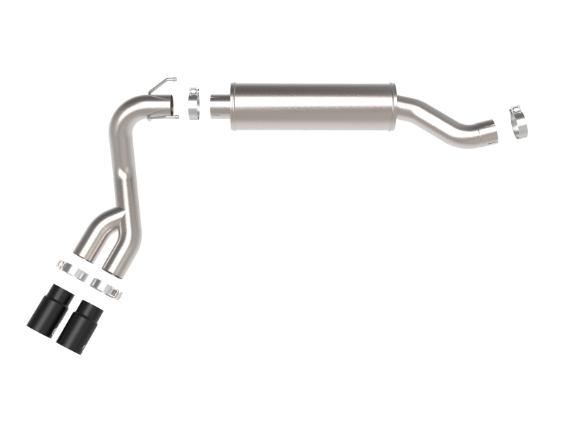 RAM Trucks Performance Exhaust - aFe - Rebel Series Cat Back - Black - `19-`22