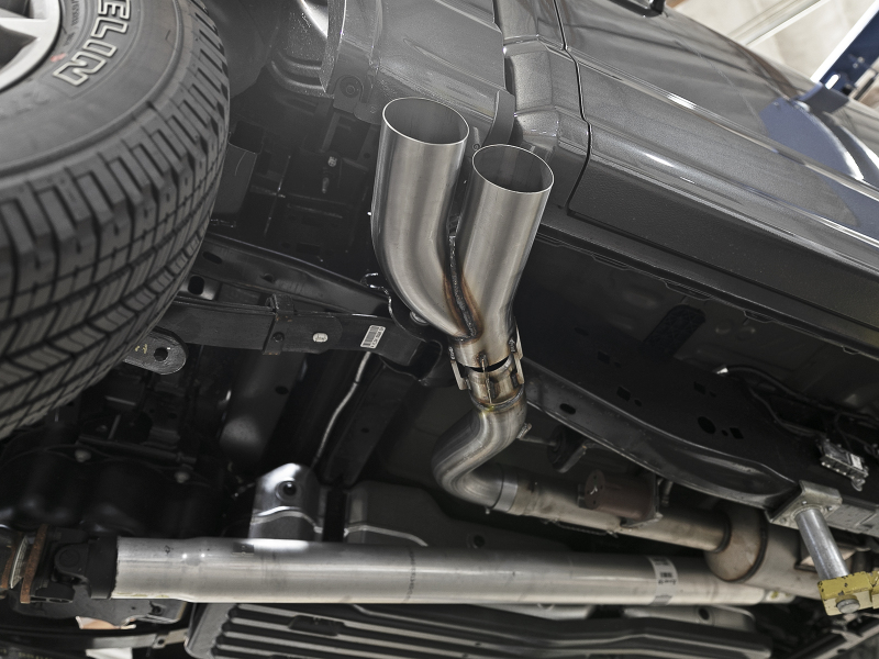 Ford F-150 Performance Exhaust - aFe - Rebel Series DPF-Back - Dual Brushed - `18-`21