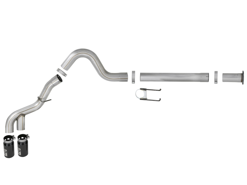Ford F250 Performance Exhaust - aFe - Rebel XD 4in 409 SS DPF-Back - Black - `11-`14