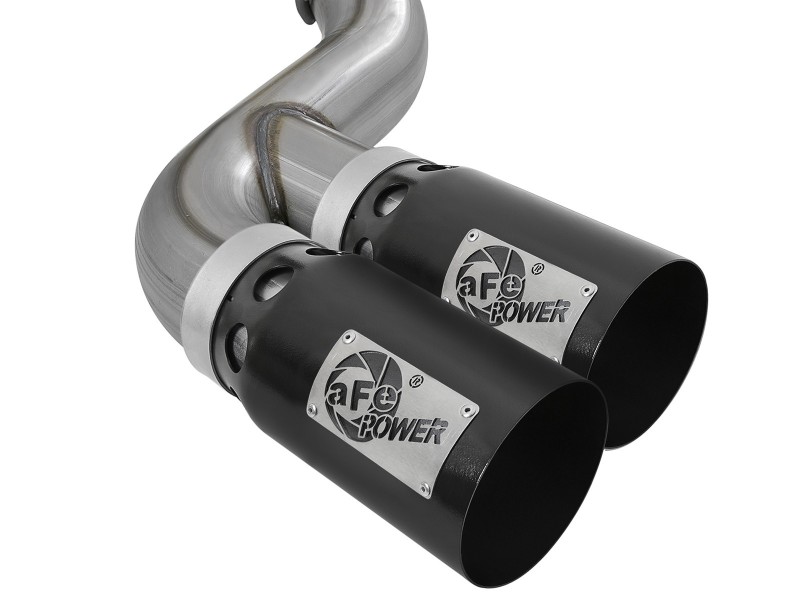 Ford F250 Performance Exhaust - aFe - Rebel XD 4in 409 SS DPF-Back - Black - `11-`14