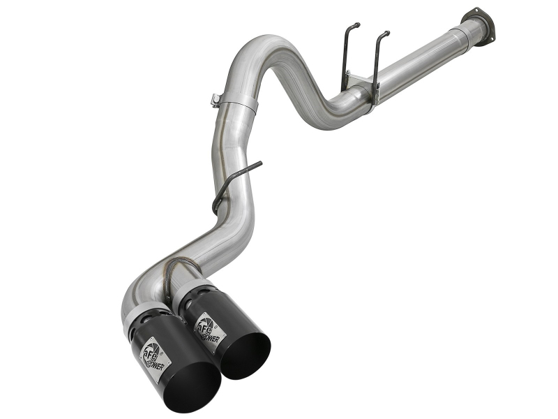 Ford F250 Performance Exhaust - aFe - Rebel XD 4in 409 SS DPF-Back - Black - `11-`14