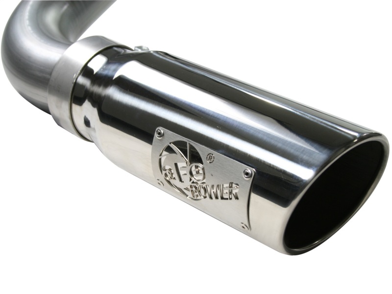 GMC Sierra 1500 Performance Exhaust - aFe - MACH Force-Xp Cat-Back, 3 in 409 Stainless Steel, Polished Tip - Polished - `99-`03