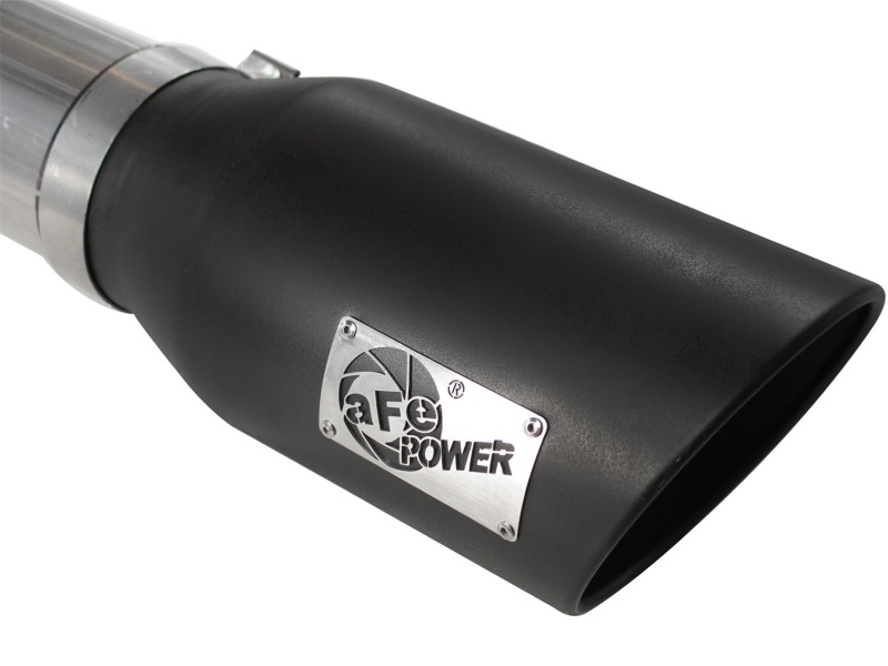 GMC Sierra 2500HD Performance Exhaust - aFe - DPF Back, Large Bore-HD, MACHForce XP - Black - `07-`10