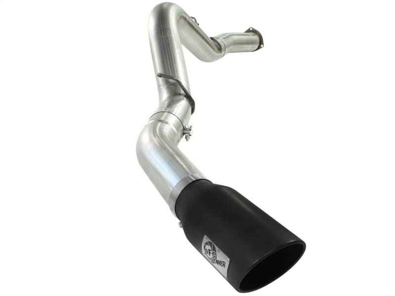 GMC Sierra 3500HD Performance Exhaust - aFe - DPF Back, Large Bore-HD, MACHForce XP - Black - `07-`10