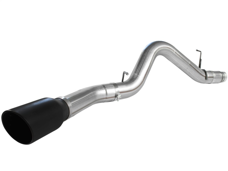 GMC Sierra Performance Exhaust - aFe - DPF Back, MACHForce XP, 5in, 409 Stainless Steel, Large Bore-HD - Black - `11-`16