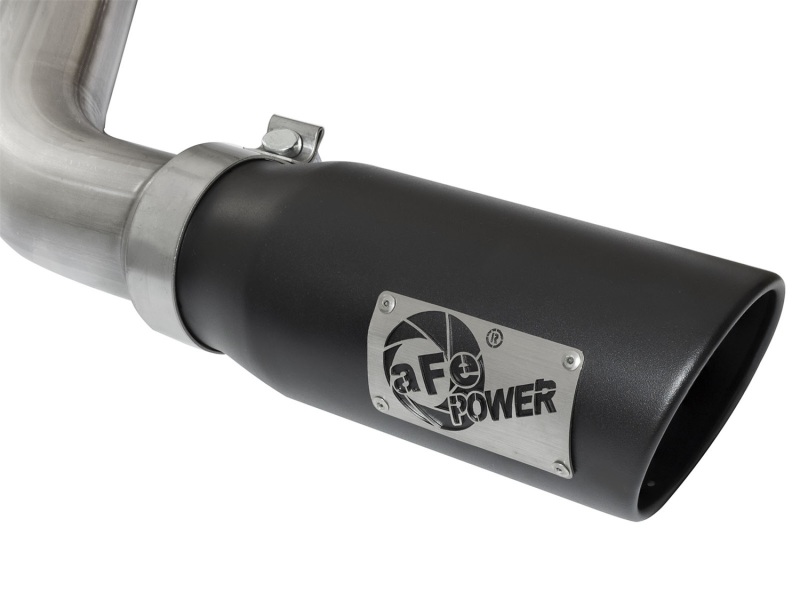 GMC Sierra Performance Exhaust - aFe - MACH Force-Xp 3 IN 409 Stainless Steel Cat-Back - Black - `09-`16