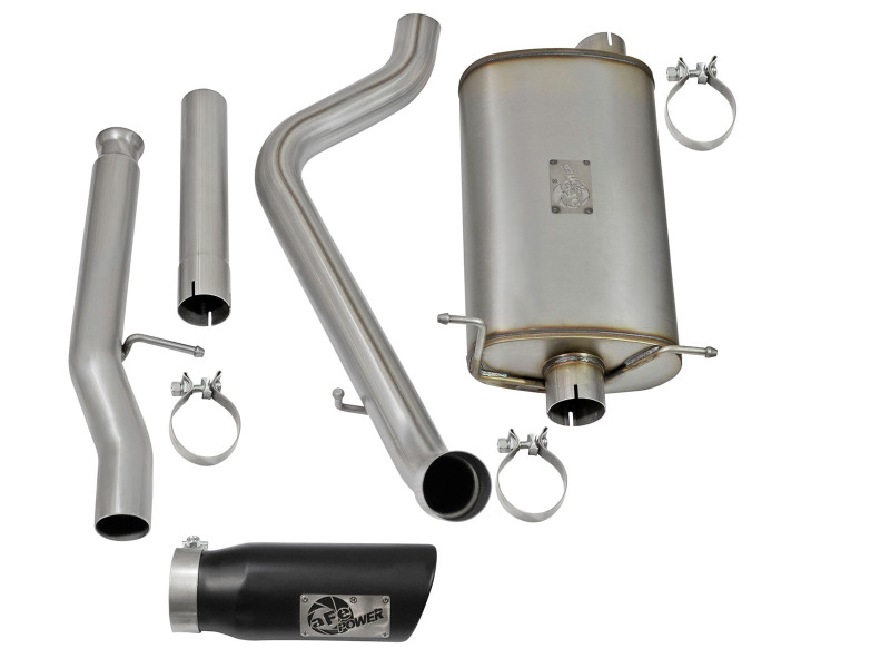 GMC Sierra Performance Exhaust - aFe - MACH Force-Xp Cat-Back - Black - `09-`18