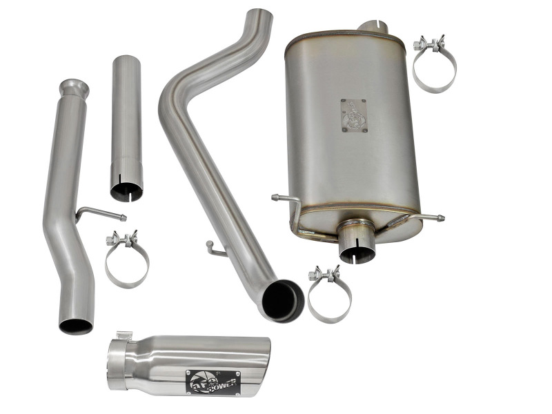GMC Sierra Performance Exhaust - aFe - MACH Force XP Cat-Back - Polished - `09-`18