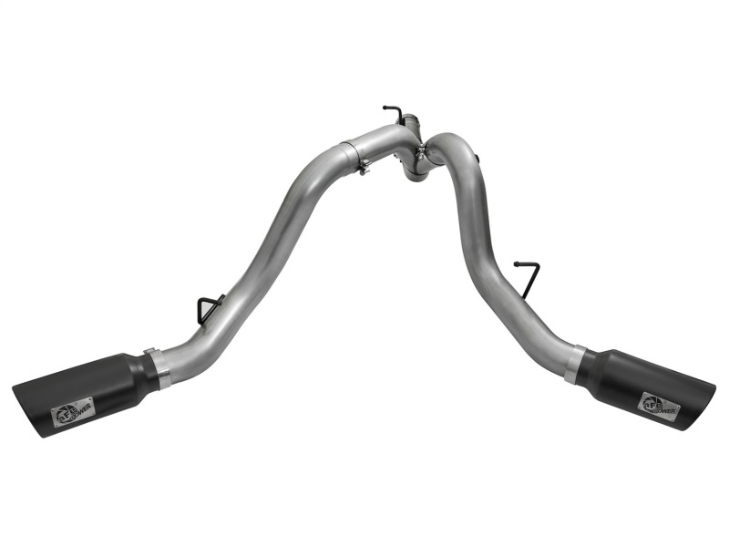 Chevrolet Silverado 3500HD Performance Exhaust - aFe - Large Bore-HD DPF-Back - Black - `16-`17