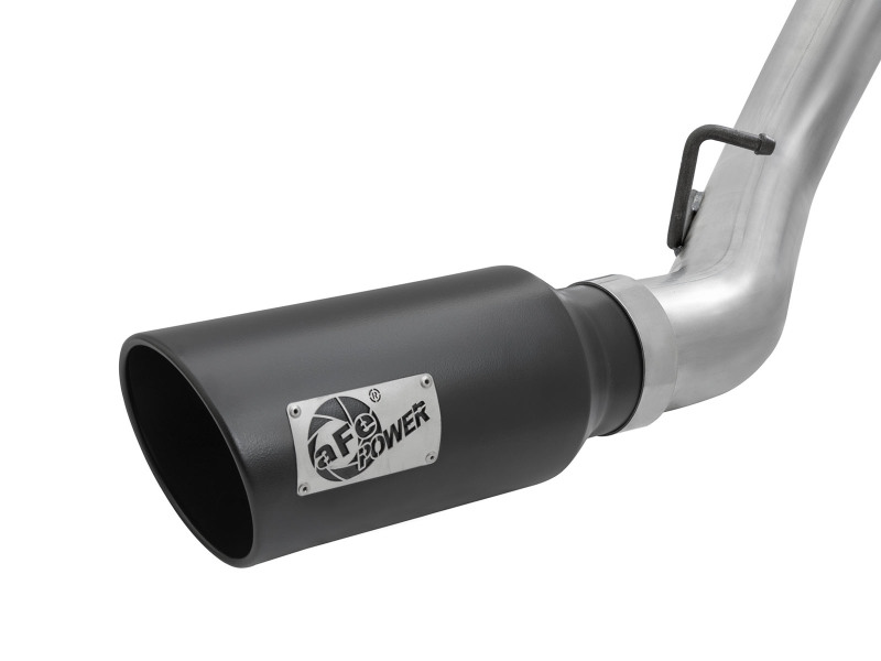 Chevrolet Silverado 3500HD Performance Exhaust - aFe - Large Bore-HD DPF-Back - Black - `16-`17