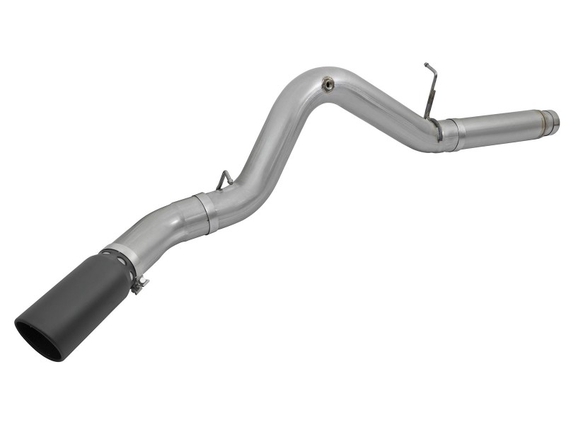 Chevrolet Silverado Performance Exhaust - aFe - DPF Back - Large Bore-HD 5in Exhausts - Black - `16-`17