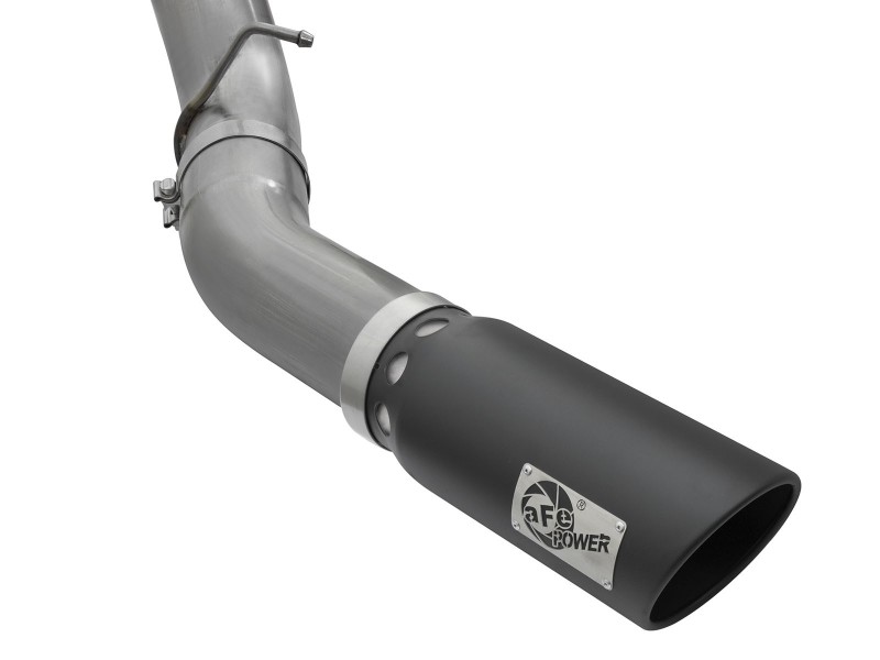 GMC Sierra Performance Exhaust - aFe - DPF Back - Large Bore-HD 5in Exhausts - Black - `16-`17