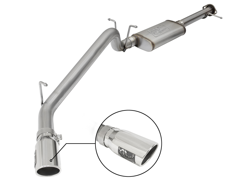 Chevrolet Colorado Performance Exhaust - aFe - MACH Force-Xp Cat Back - Polished - `17-`22