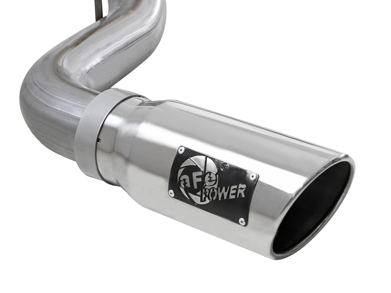Chevrolet Silverado 1500 Performance Exhaust - Rear - aFe - Apollo GT Series Cat-Back - Polished - `19-`25