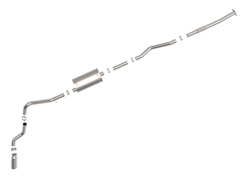 Chevrolet Silverado Performance Exhaust - Rear - aFe - Apollo GT Series Cat Back - Polished - `19-`20