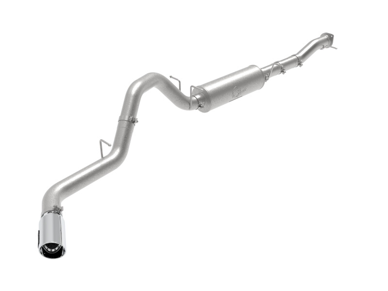 Chevrolet 3500HD Performance Exhaust - aFe - Apollo GT Series 3in 409SS Cat-Back - Polished - `20-`25