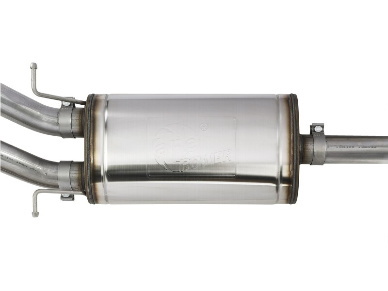 GMC Truck Performance Exhaust - Rear - aFe - Apollo GT Series Cat-Back, Dual Rear Exit - Black - `09-`18