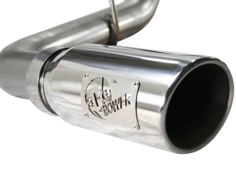 Toyota Tundra Performance Exhaust - aFe - Cat-Back, MACH Force-XP, 3 in 409 Stainless Steel, Polished Tip - Polished Stainless Steel - `00-`04