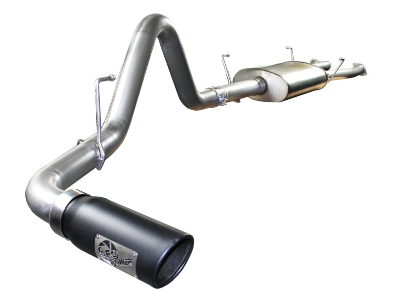 Toyota Tundra Performance Exhaust - aFe - MACH Force-Xp Cat-Back SS-409 - Black - `07-`09