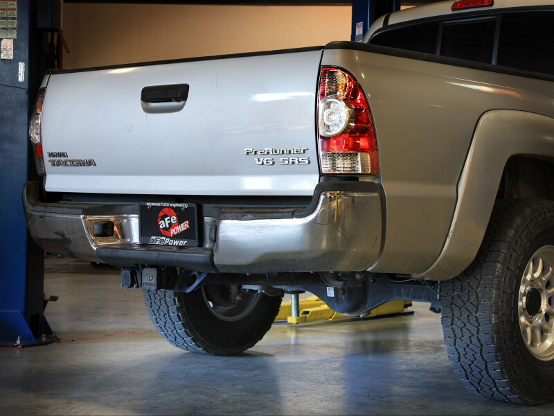 Toyota Tacoma Performance Exhaust - aFe - Cat Back, ROCK BASHER Hi-Tuck - `05-`15