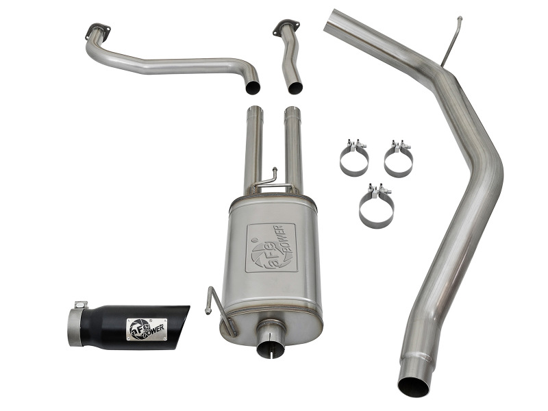 Nissan Titan Performance Exhaust - aFe - MACH Force-Xp Cat-Back - Black - `17-`24