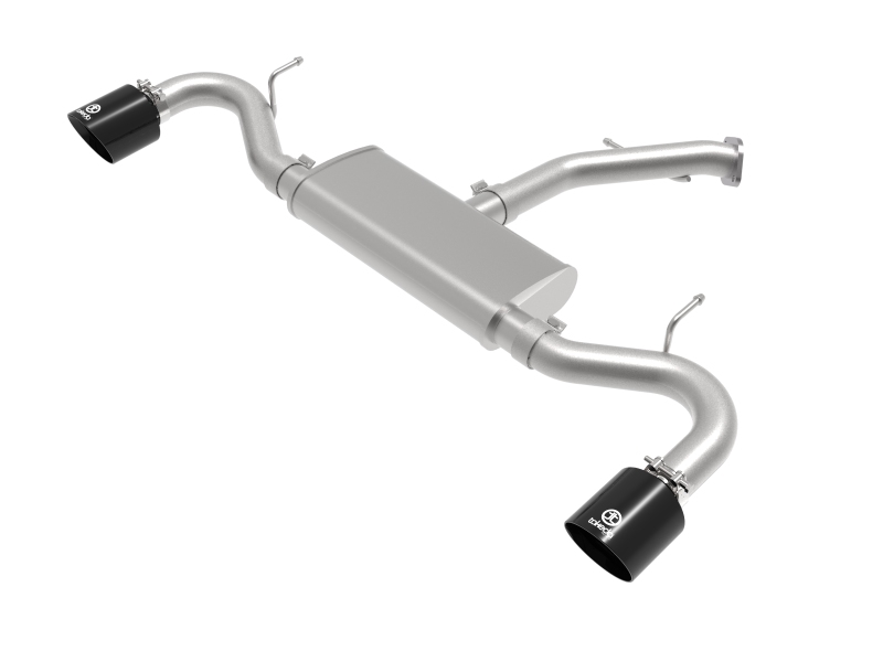 Hyundai Elantra GT Performance Exhaust - aFe - Takeda Series Axle-Back - Black - `18-`20
