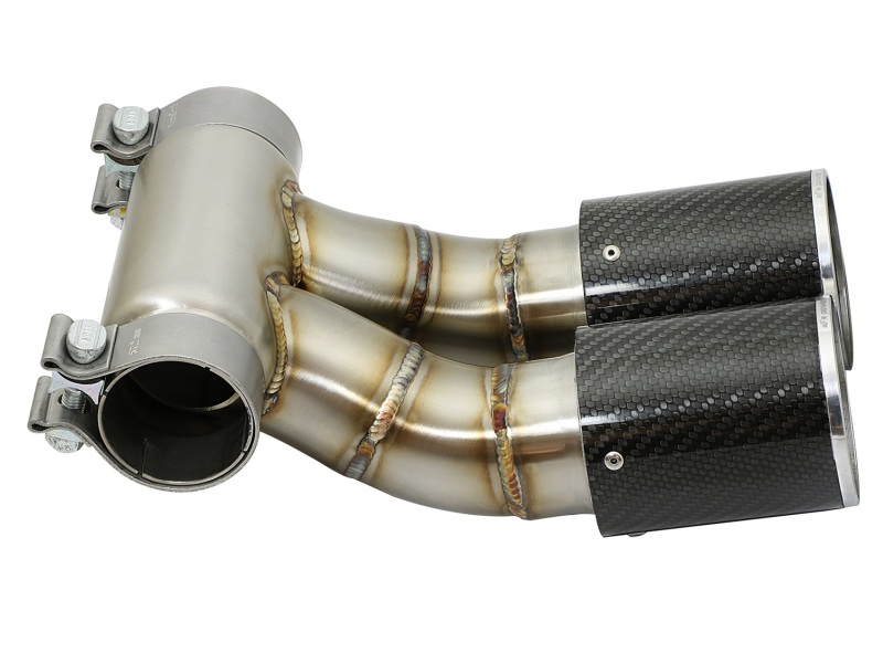 Porsche Boxster S Performance Exhaust - aFe - Mach Force-Xp - Carbon Fiber - `13-`16