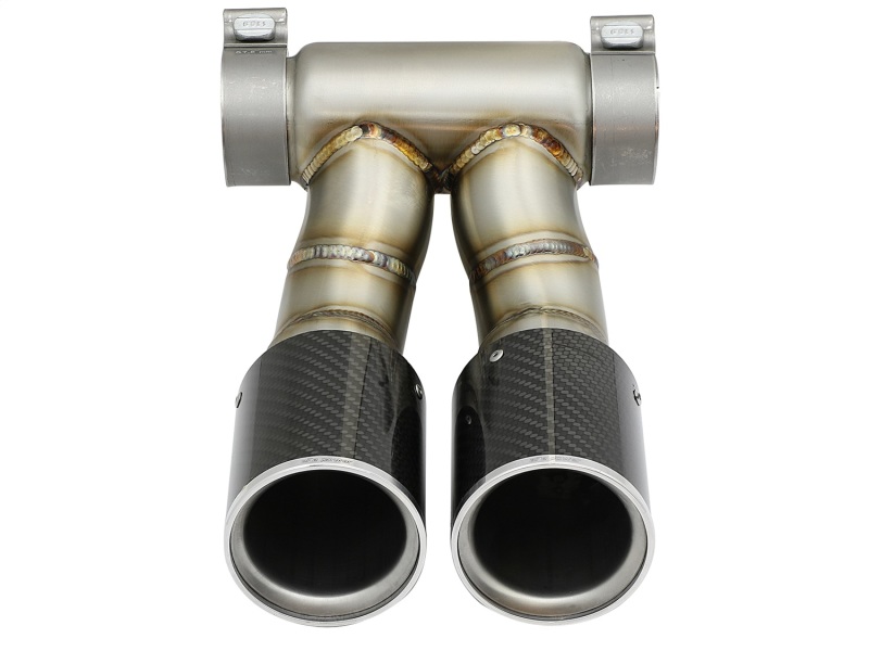 Porsche Boxster S Performance Exhaust - aFe - Mach Force-Xp - Carbon Fiber - `13-`16