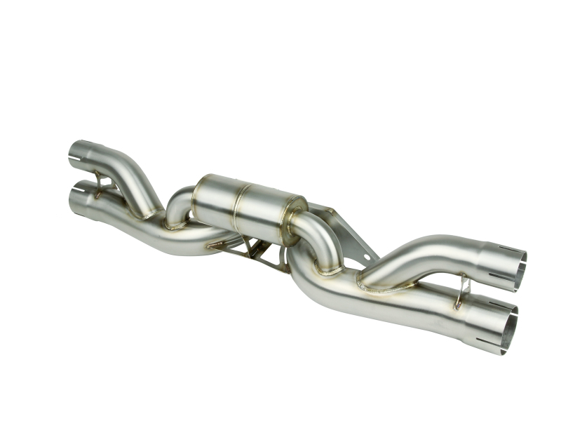 Porsche 911 GT3 Performance Exhaust - Rear - aFe - MACHForce XP 304 Stainless Secondary Muffler Delete - `14-`19